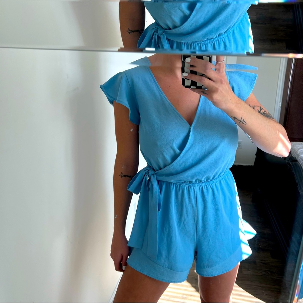 Blue romper